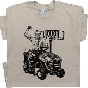 Novelty Country Music George Jones Tractor Short Sleeve T-Shirt Sz XXL Redneck